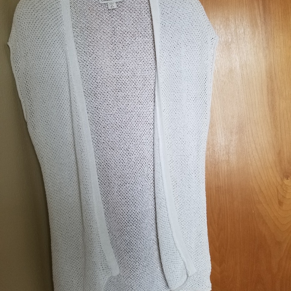 Knitted White Cardigan